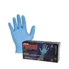 TURBO - Guantes Nitrilo Descartable Certificado Talla S (cajax100 Und)