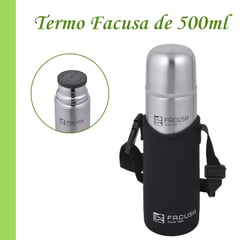 FACUSA - Termo de Acero Inoxidable 500 ml