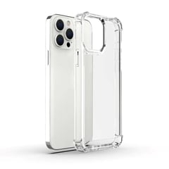 CASE ANTISHOCK PARA IPHONE 14 PRO TRANSPARENTE