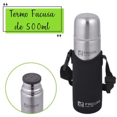 FACUSA - Termo de Acero Inoxidable 500 ml