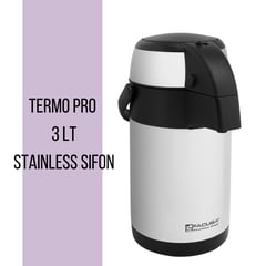 FACUSA - Termo de Acero Inoxidable 3 Lt - STAINLESS SIFON