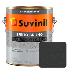 SUVINIL - TEXTURA EFECTO TOQUE DE BRILLO NEGRO LATA 5.6 KG