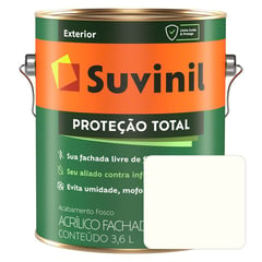 SUVINIL - Pintura Látex Protección Total Mate Blanco Nieve Lata x 3.6 L