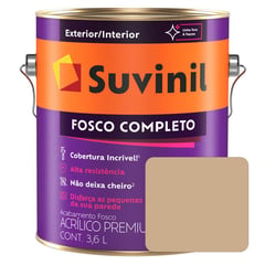 SUA CIA - Pintura Látex Suvinil Mate Completo Gamuza Lata x 3.6 L