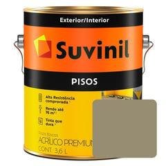 SUVINIL - Pintura Látex Pisos Mate Concreto Lata x 3.6 L