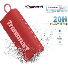 TRONSMART - Parlante Bluetooth Trip - Rojo IPX7- 20hrs musica