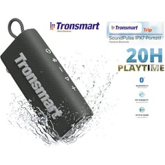 TRONSMART - Parlante Bluetooth Trip - Negro IPX7- 20hrs musica