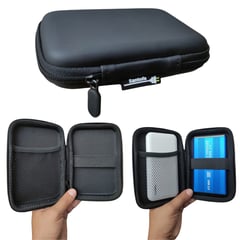 SANTOFA ELECTRONICS - Funda Anti Golpes Case Disco Duro Externo 2.5 Cremallera Liso Santofa