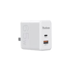 YOOBAO - Cargador de pared Dual 65W Super Carga Tipo A Tipo C RY-U65