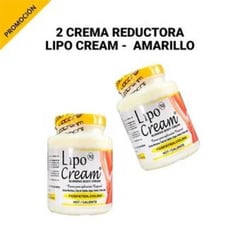 SM - Pack De 2 Crema Reductora Lipo Cream - Tapa Amarilla