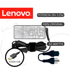 LENOVO - CARGADOR PUNTA USB - 20V - 325A - 65W