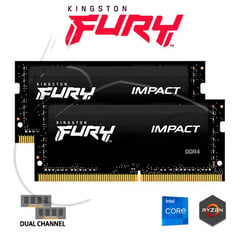 KINGSTON - Memoria Ram Laptop Ddr4 16gb 3200mhz Fury Impact