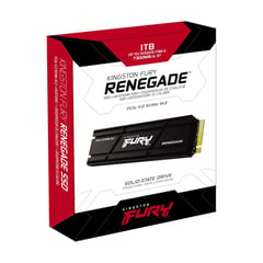 KINGSTON - SSD FURY Renegade 1TB Disipador PCIe 4.0 NVMe M.2 PS5 Ready