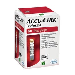 ACCU CHEK - Tiras Reactivas Accu-Check Performa 50 UND+ Lancetas 100 UND