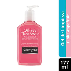 NEUTROGENA - Gel Limpiador Facial Toronja Rosa 177ml