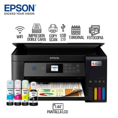 EPSON - Impresora EcoTank L4260 Multifuncional Wifi-Duplex-Pantalla LCD