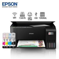 EPSON - Impresora Multifuncional 3 en 1 EcoTank L3250