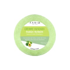 FARIA NATURALS - Shampoo sólido Nutrición Palta Natural y Vegano