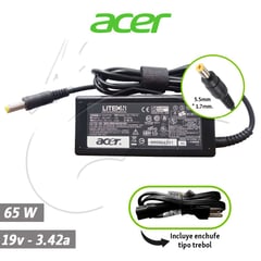 OEM - Cargador Acer Punta gruesa - 19v 342a 65w