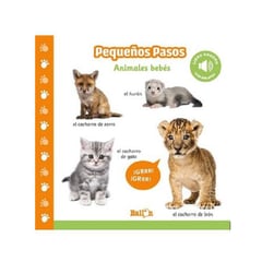 GENERICO - LIBRO ANIMALES BEBES PEQUEÑOS PASOS