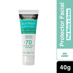 NEUTROGENA - Protector Facial Sin Color Piel Mixta a Grasa 40g