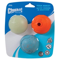 CHUCKIT - Juguete Fetch Medley Medium - 3-Pack