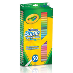 CRAYOLA DOUGH - Marcadores Super Tips Punta Cónica x 50.