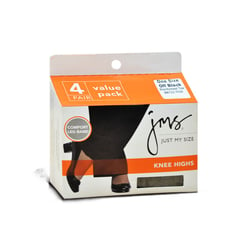 LEGGS - JMS Medias Rodilla Alta CBanda Comfort Just My Size Plomo