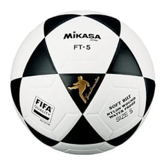 MIKASA - Pelota Balón de Fútbol MIKASA FT-5 Profesional - negro