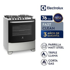 ELECTROLUX - Cocina 5 quemadores con Triple Llama y Timer 76USS