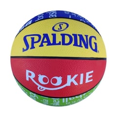 SPALDING - PELOTA PARA BASKET ROOKIE MULTICOLOR - TALLA 5