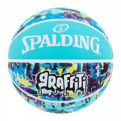 SPALDING - PELOTA DE BÁSKET GRAFFITI CELESTE - TALLA 7