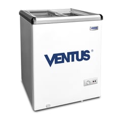 VENTUS - Conservadora Tapa Vidrio CTV-110 Blanco 110L