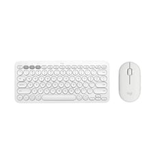 LOGITECH - Combo Teclado K380 y Mouse M350 Bluetooth silencioso Blanco