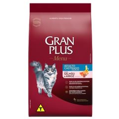 GRAN PLUS - Alimento para gato Castrado Salmon y Arroz 10 kg