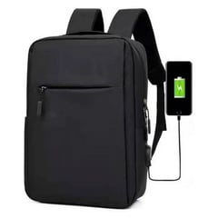 IMPORTADO - Mochila Antirrobo Impermeable Porta Laptop Con Usb Negro