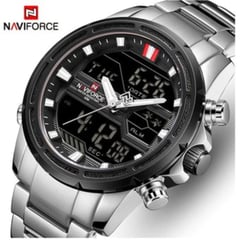 NAVIFORCE - Reloj NF9138 Analógico y Digital de Acero