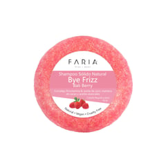 FARIA NATURALS - Shampoo Sólido Cabello Frizz Bali Berry Natural y Vegano