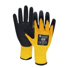 GENERICO - Guante Tecnoflex Nylon Látex Talla L 9 Armor - Amarillo