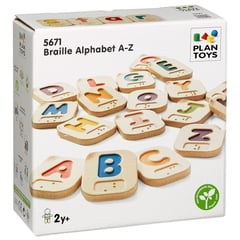 PLANTOYS - ALFABETO BRAILLE DE MADERA