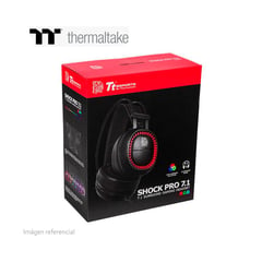 THERMALTAKE - Audifonos Gamer Gaming Ttesports Shock Pro RGB 7.1 microfono