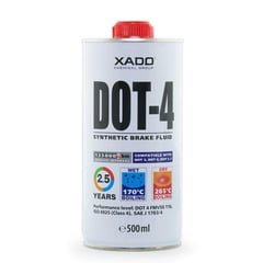 XADO - Líquido sintético para frenos DOT-4 500ml