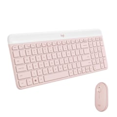 LOGITECH - Teclado Con Mouse Inalámbrico Mk470 Slim Rose