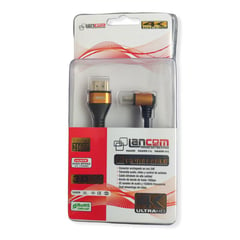 LANCOM - Cable Hdmi 2.0 4k Ultra Hd Alta Velocidad 3D 2 Metros 2160p PVC