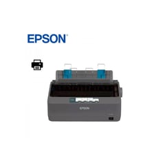 EPSON - Impresora Matricial LX-350, USB, 9 pines,- Negro