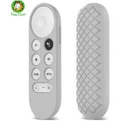 GOOGLE - Funda Protector Silicona Control Chromecast 4 Tv / Plomo