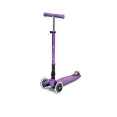 Scooter Maxi Deluxe FOLDABLE LED Morado