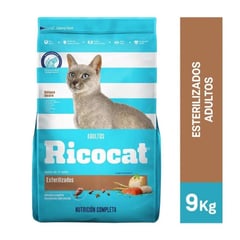 RICOCAT - Adultos Esterilizados 9 Kg.