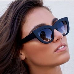 GENERICO - Lentes o gafas de sol para mujer modelo cat eye sol Anti-luz azul UV400