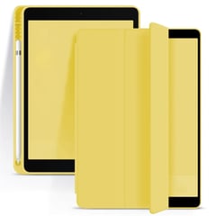 GENERICO - Funda Smart Cover con Porta Lapiz para Ipad Pro 11 Amarillo